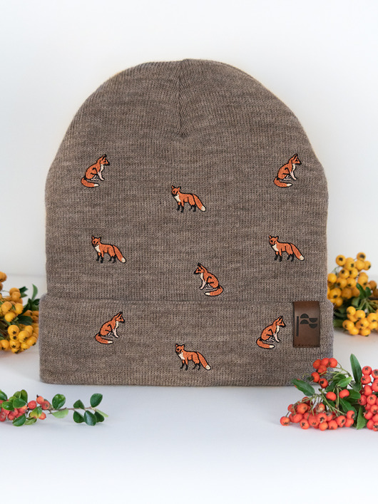 Czapka Lisy - Unisex Republic of Patterns