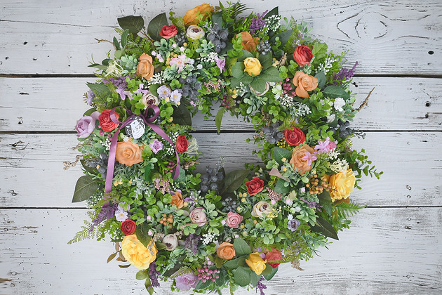 wianki duży wianek "słoneczny dzień"