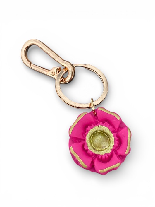 biżuteria różna Brelok kwiatowe fantazje z gliny polimerowej