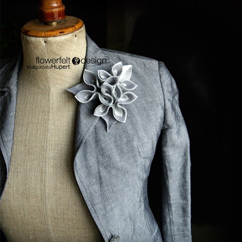 szlachetne szarości FlowerFelt Design