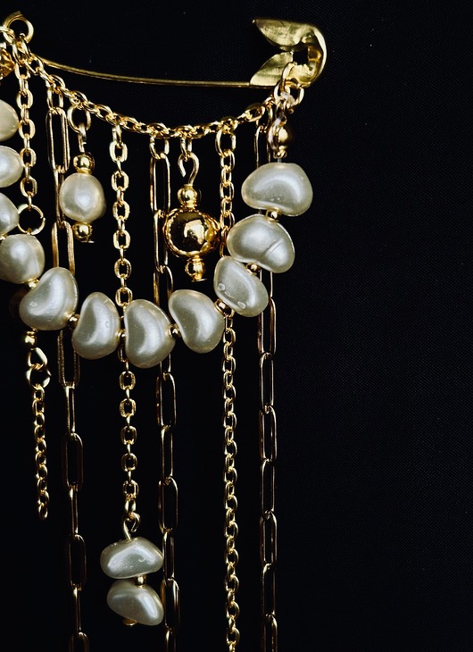 broszki Broszka na agrafce ELEGANCE no.2 Agrafka Studio