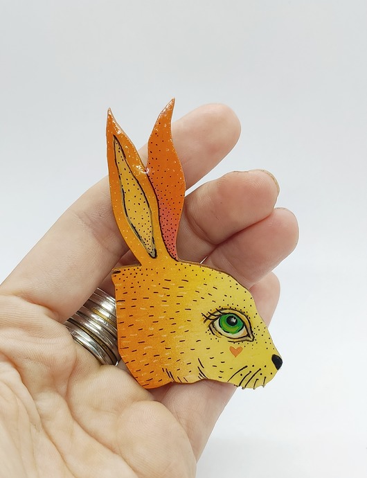 broszki Broszka ZAJĄC