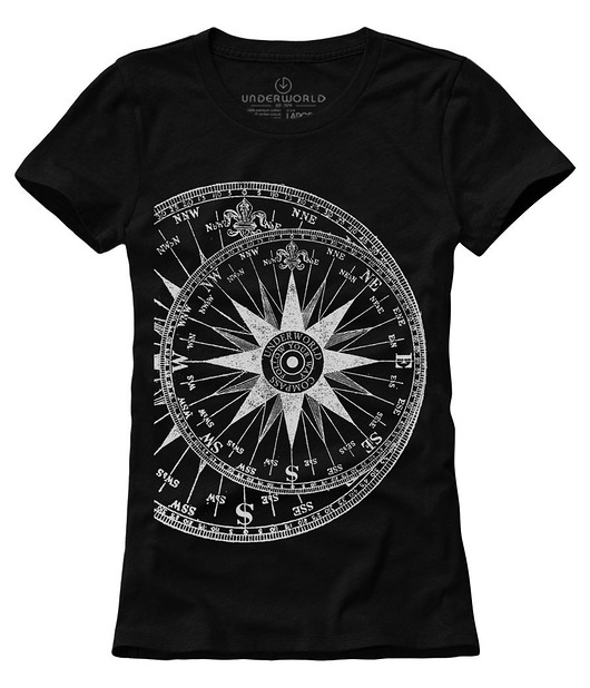 t-shirt damskie T-shirt damski UNDERWORLD Compass