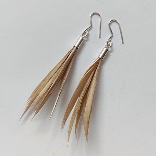 kolczyki z piórami PIÓRKO kolczyki