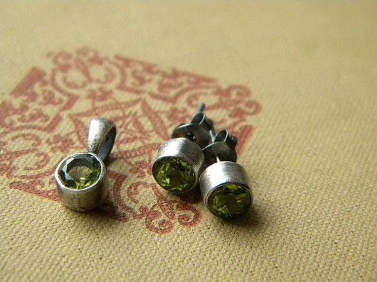 komplecik z peridotem Beata Trotter