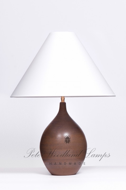 Lacrima Small Brown Deco Peter Woodland Lamps