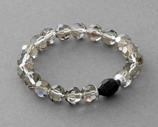 Smoky crystals with black point. Lavoga