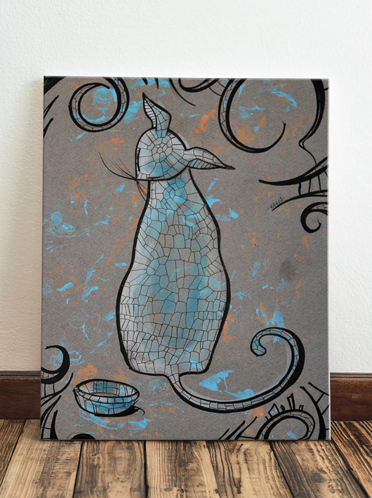 obrazy Czy da się coś zjeść. Seria KOTY. Giclee