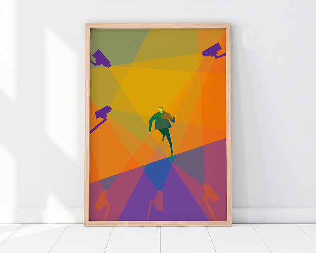 Plakat W asyście kamer Oskar Tomecki
