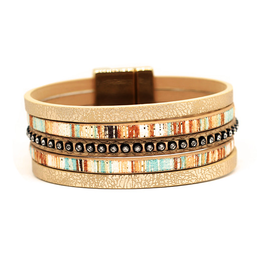 Bransoletka Magic beżowo-złota KociokwikJewelry