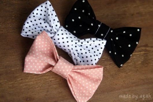 Trzy kokardki {Kropki} made by agah