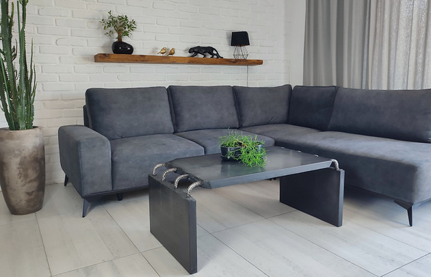 stoliki kawowe Stolik kawowy betonowy Slate