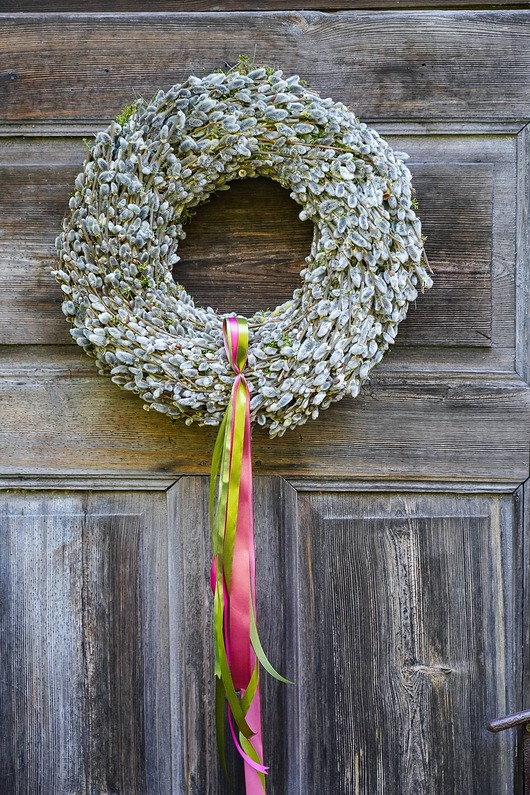 wianki wielkanocne Wianek Wielkanocny Wiosenny wianek na drzwi lub stół