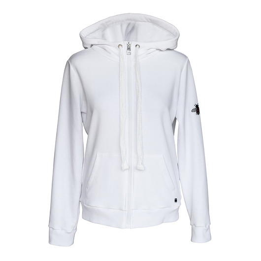 bluza z kapturem damska Bluza z kapturem biała