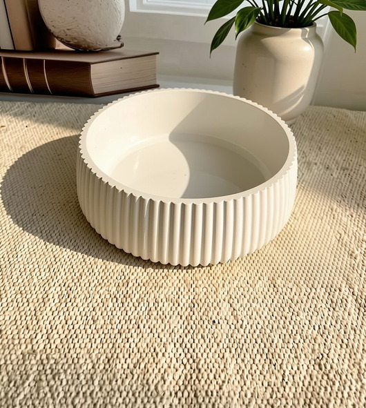 figurki i rzeźby Podstawka/ taca dekoracyjna z gipsu ekologicznego  230x100mm