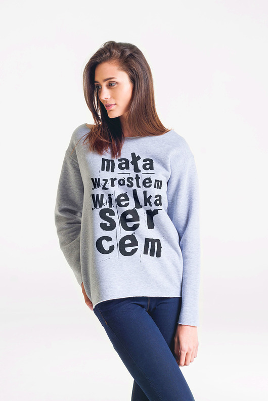 WIELKA SERCEM Bluza Oversize GAU great as You