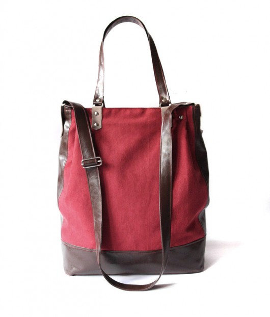 torby na ramię torba  -burgundy&chocolate-