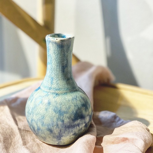 Wazon ceramiczny, Wazonik dekoracyjny 8x13cm To Te Kwiaty