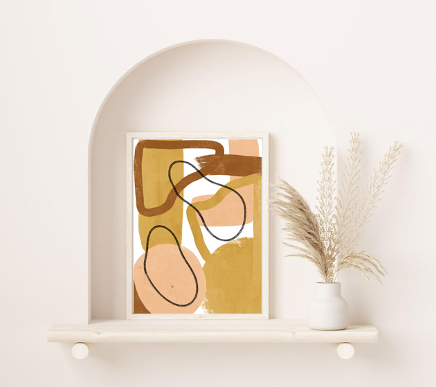 grafiki i ilustracje PLAKAT abstrakcyjny grafika ilustracja