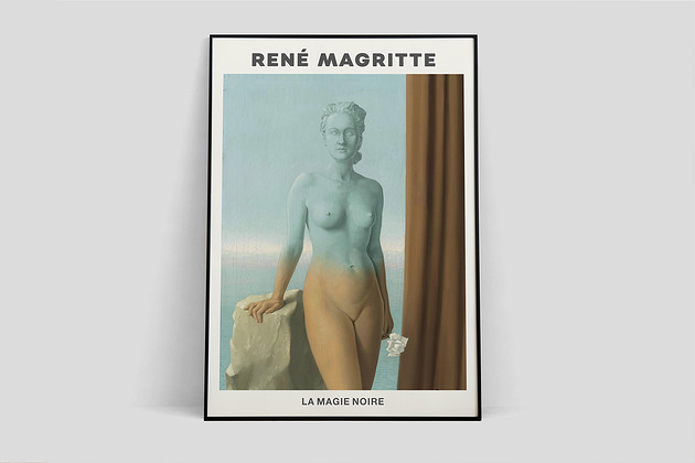Rene Magritte - plakat wystawowy Pas De LArt