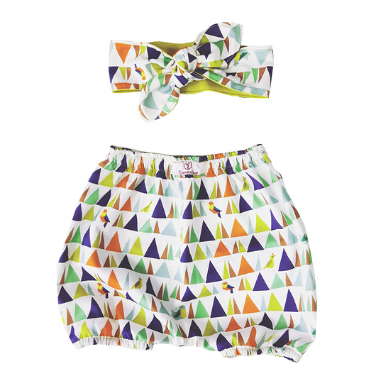 Komplet - shorty i opaska BIRDS Benni