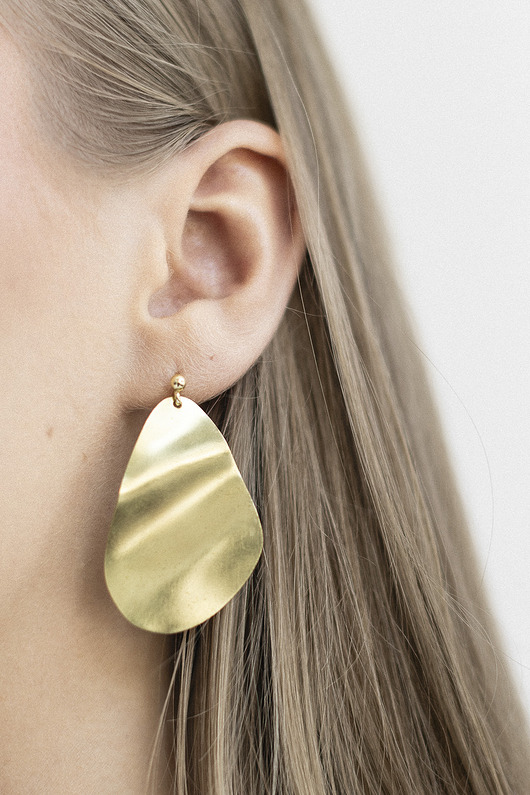 kolczyki z mosiądzu Kolczyki PŁATKI No. 1