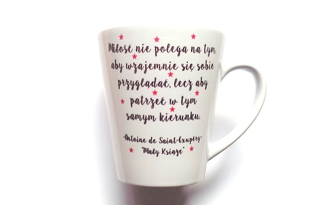 kubki Kubek  Latte  "Mały Książę"  Miłość