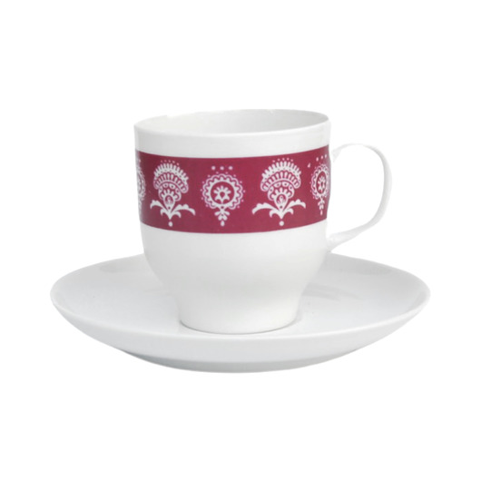 filiżanki Filiżanka ze spodkiem fason Wien, Melitta Niemcy lata 70.