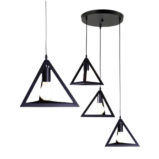 lampy wiszące Lampa wisząca zwis żyrandol lampa na sufit czarna LED E27