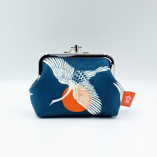 portfele damskie Żurawie Origami Petrol Double