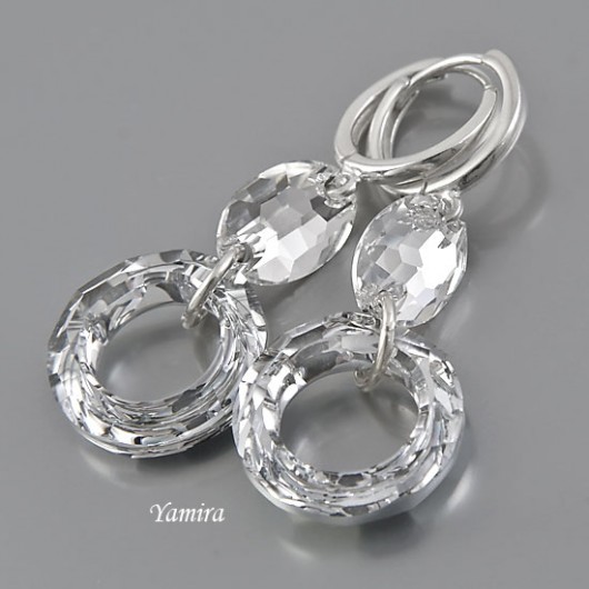kryształ Swarovski Cosmic Ring CAL elegance - kolczyki yamira