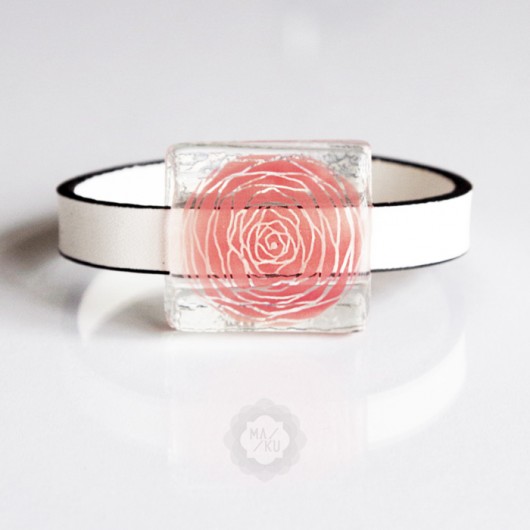 Pink Rose MAKU-pracownia szkła