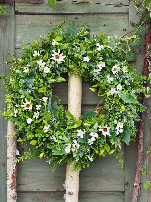 Wiosenny wianek kwiatowy SPIRNG MEADOW 42 cm FlodiaAtelier
