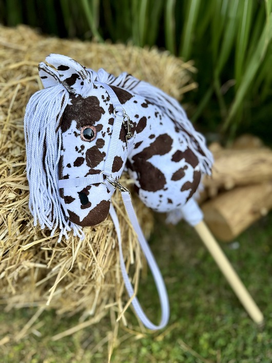 misie i maskotki HOBBY HORSE TEKSAS, Konik na patyku