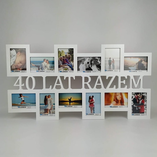 ramki na zdjęcia Multirama ramka na zdjęcia ile lat razem 12 zdjęć prezent