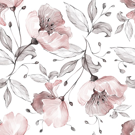 naklejki ścienne do pokoju dziecka Tapeta Magnolie 53cm x 10m PZ