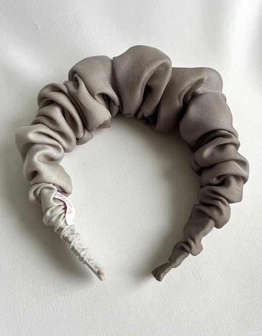 opaski do włosów Jedwabna marszczona opaska Suzi maxi