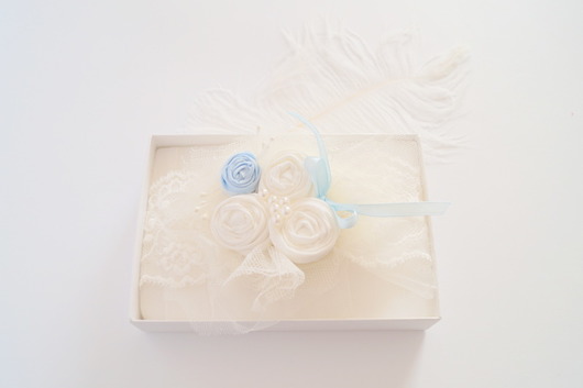 Podwiązka ślubna   w stylu Vintage Bridesline