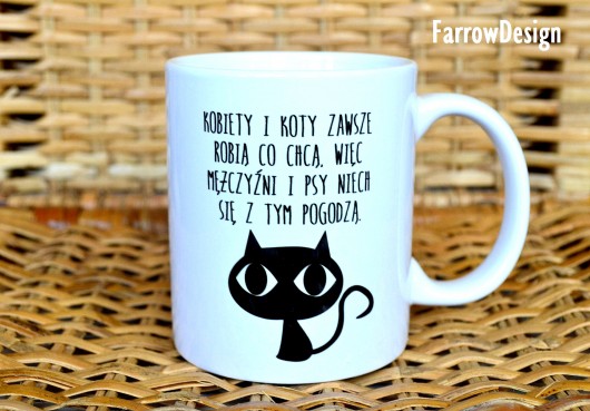 KUBEK Kobiety i kota FarrowDesign