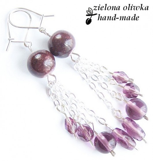 Violet Peacock zielona oliwka