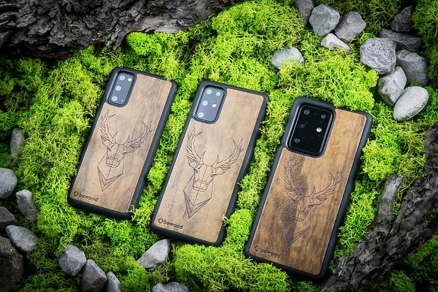 Jeleń - Imbuia - Drewniane etui do Samsung Galaxy bewood