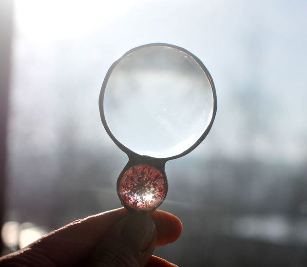 wisiory Lupa naszyjnik botanica