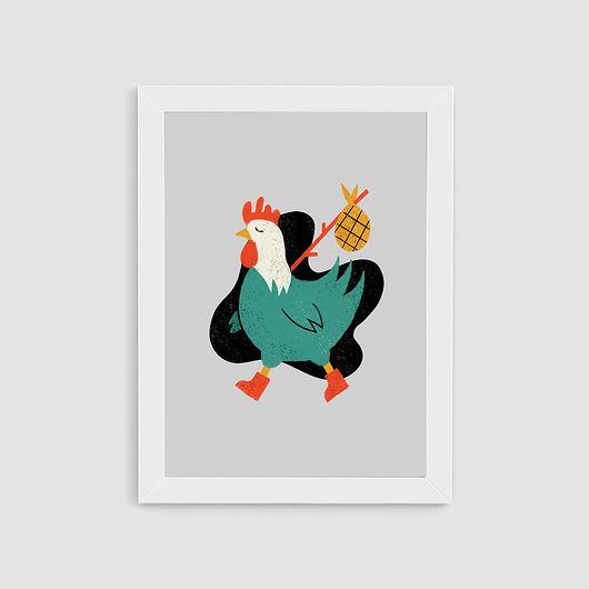 plakat / kurka / a4 Magdalena Morzuch