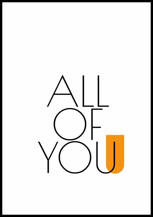 plakaty Plakat "All of you"