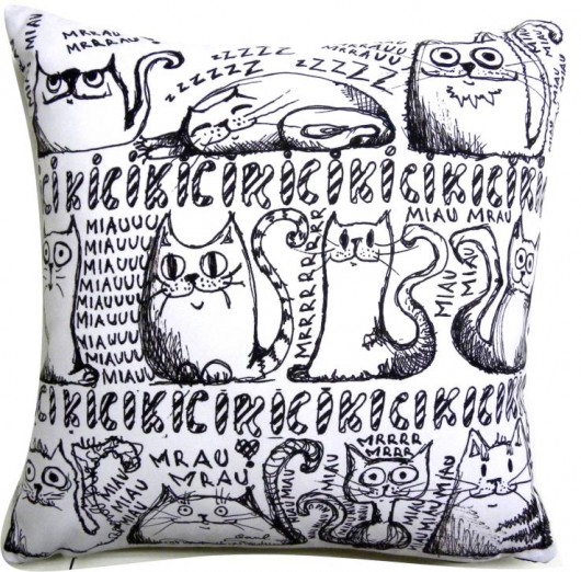 Poduszka z kotami Gaul Designs