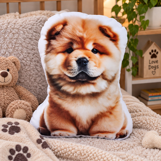poduszki do pokoju dziecka Poduszka piesek przytulanka chow chow piesek maskotka pluszowy chow chow