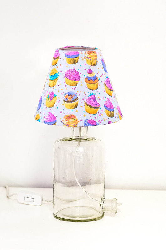 lampy stołowe Lampka nocna nabita w butelkę