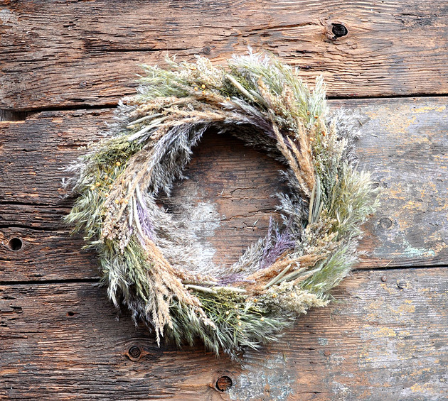 Naturalny wianek boho mamuta