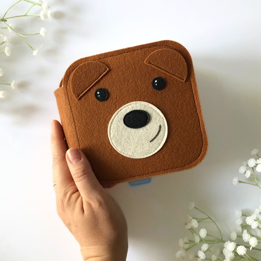 książeczki dla dzieci Książeczka sensoryczna dla niemowląt MIŚ 6m+