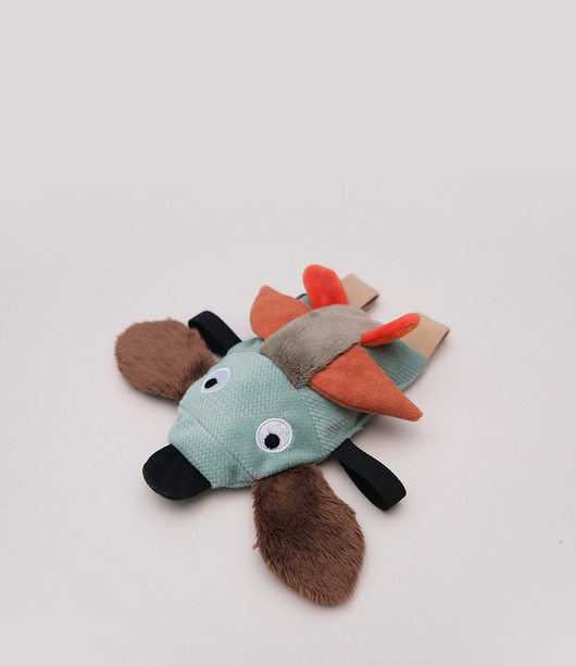 przytulanki dla niemowląt i dzieci Fiki miki - sensoryczny skrzat z grzechotką